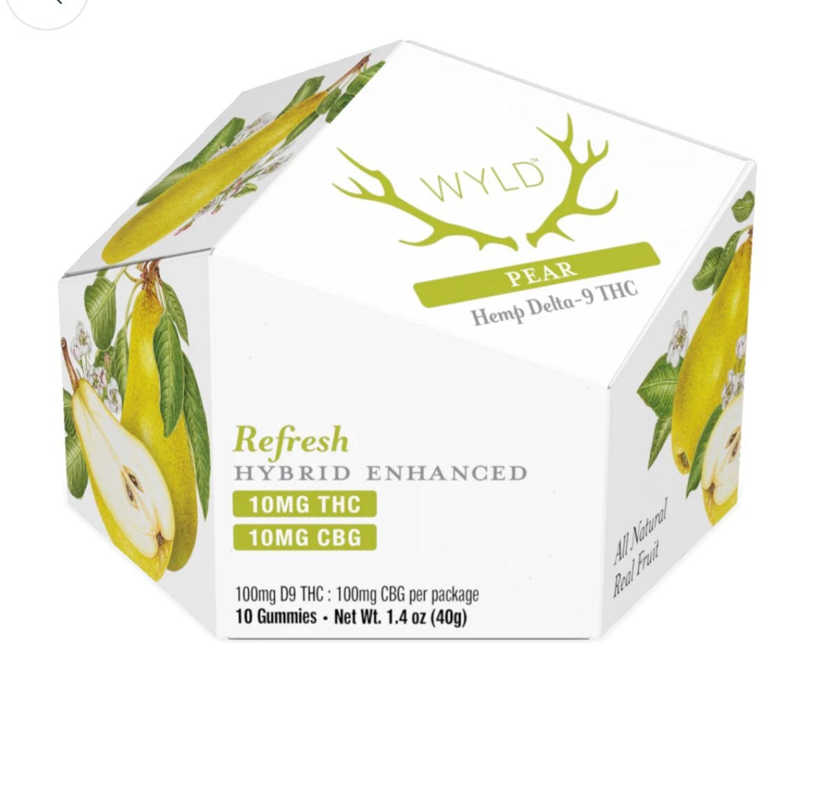 Wylde Pear 1:1 THC:CBG | Refresh