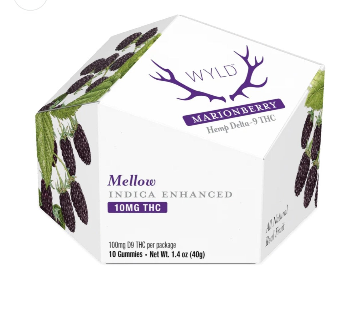 Wylde Marionberry Indica THC | Mellow
