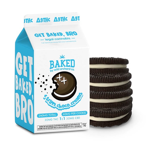 Wild Orchard Delta-9 Baked Trippy Choco Creams - 4pk