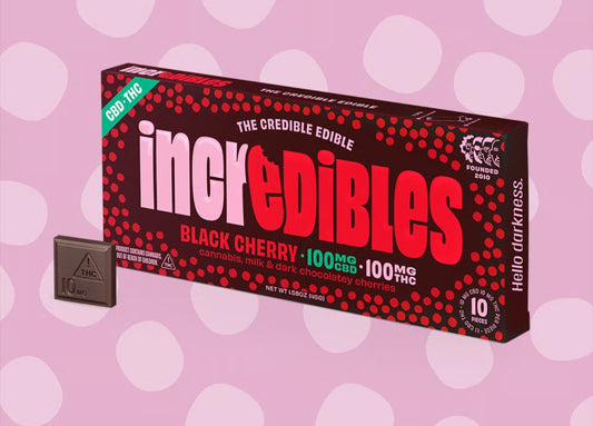 INCREDIBLES 1:1 Black Cherry + CBD Bar [10pk]