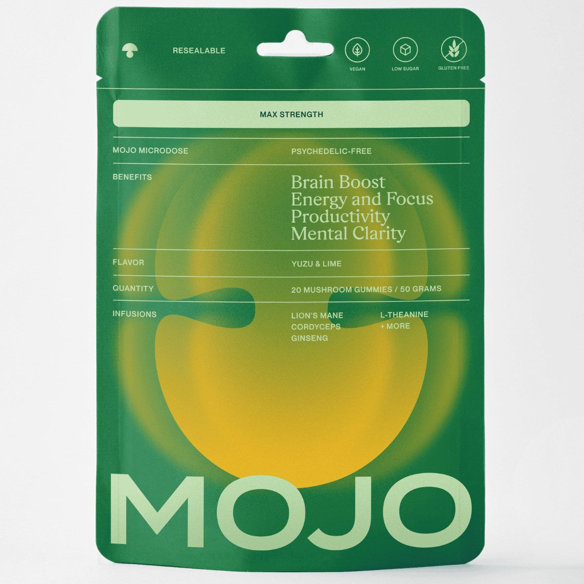 MOJO- 20 Gummies  Yuzu & Lime