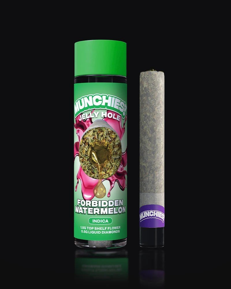 Munchies Hash Hole Infused Pre Roll Forbidden Watermelon