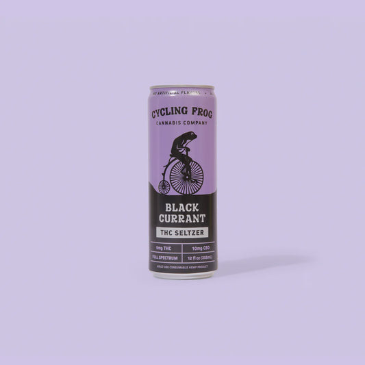 Cycling Frog-Black Currant 15mg-THC Seltzer