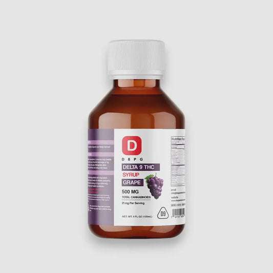 Delta 9 THC Syrup - Grapes - 500mg-Nano D9