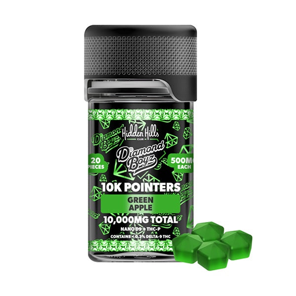 Hidden Hills x Diamond Boyz 10K Pointers D9 Green Apple