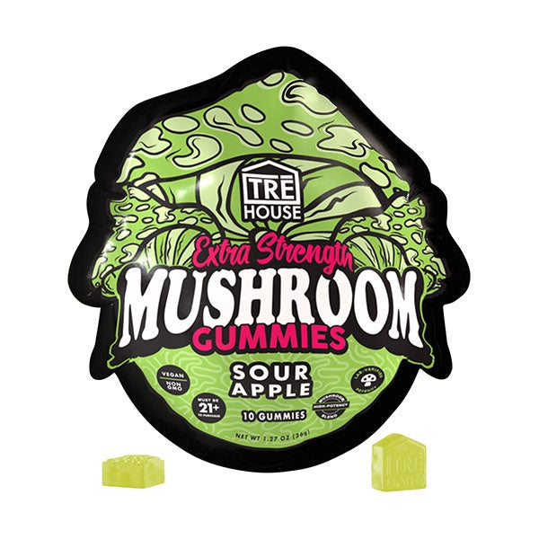 Tre House Magic Mushroom Gummies - Sour Apple