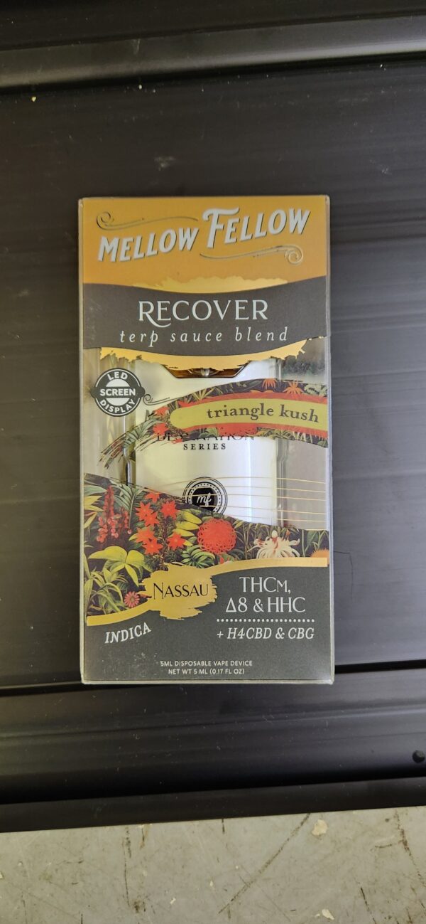 Mellow fellow Recovery Triangle Kush 5g Disposable