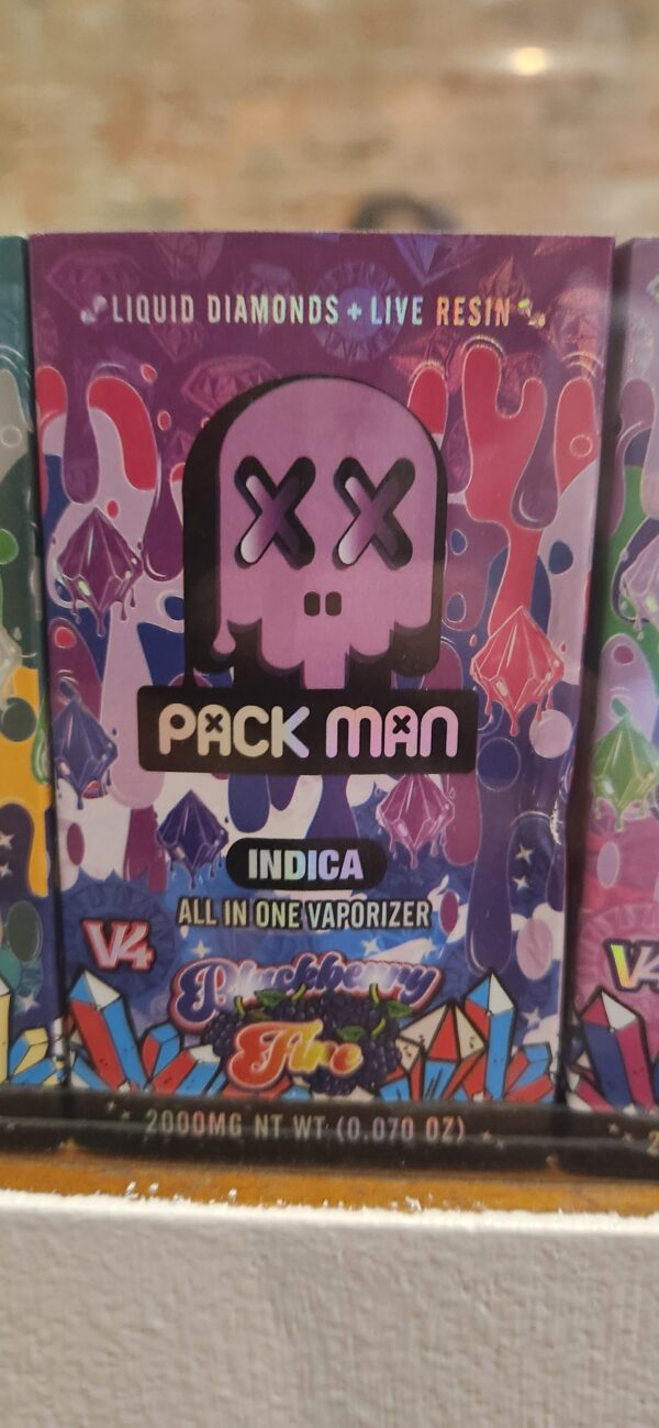 Exotic Medz | Packman 2 gram Disposable Blackberry Fire