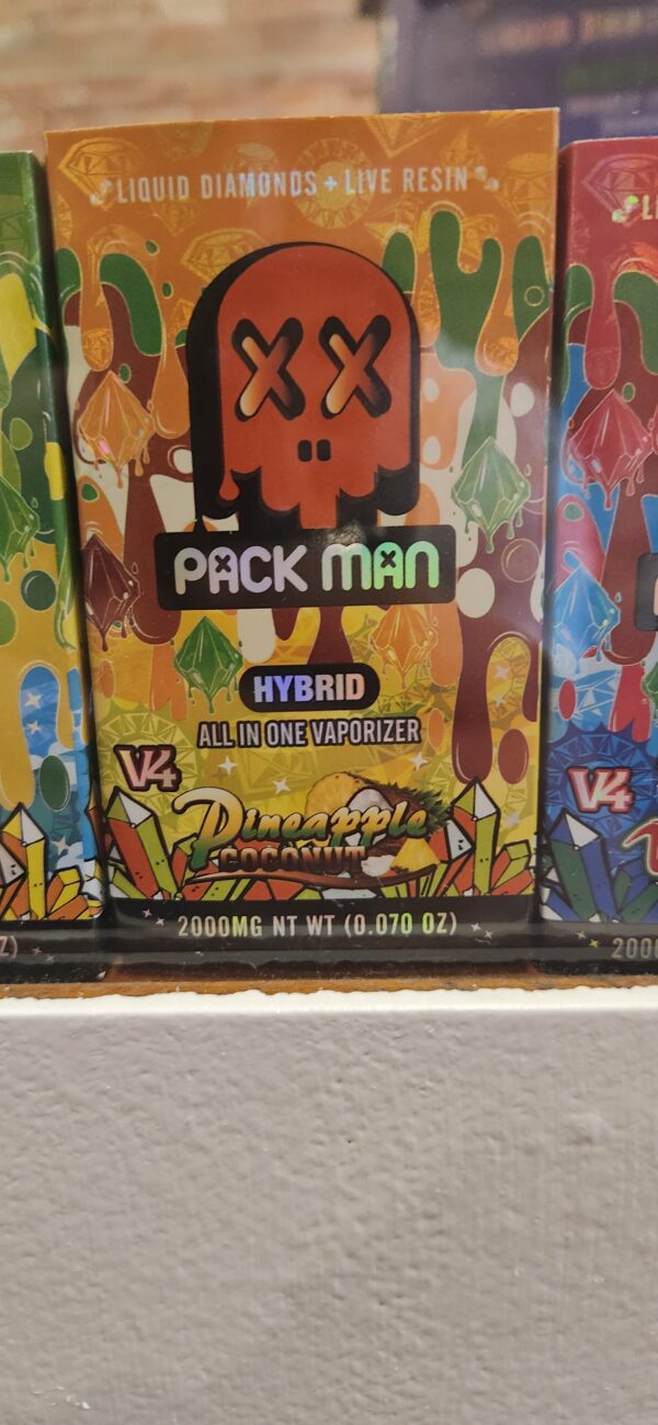 Exotic Medz | Packman 2 gram Disposable Pinnaple Coconut