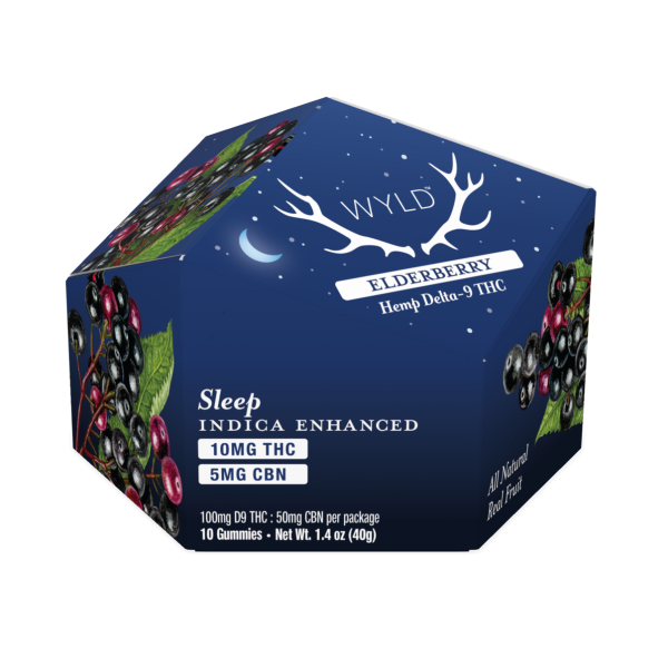 Wyld Elderberry 2:1 THC:CBN Gummies
